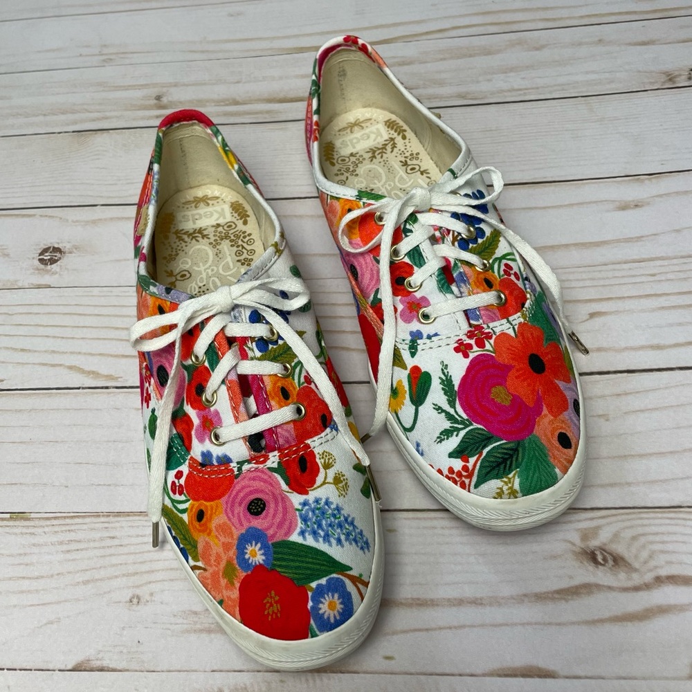 Keds Rifle Paper Co. Champion Garden Party Sneaker (size 8)